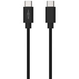 Ansmann USB Typ-C zu Typ-C Daten und Ladekabel schwarz, 2,0 Meter, Laden mit bis zu 60 Watt
