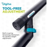 Digitus Single Design Monitorhalterung, 35", 10 kg schwarz