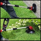 EINHELL Akku-Rasentrimmer GE-CT 18 Li - Solo, 18Volt rot/schwarz, ohne Akku und Ladegerät