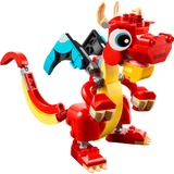 LEGO 31145 Creator 3-in-1 Roter Drache, Konstruktionsspielzeug 