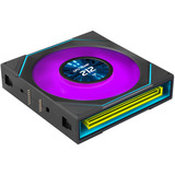 Lian Li UNI FAN SL-INF LCD FLEX 120 Wireless, Gehäuselüfter schwarz, Reverse, 3er Pack mit LCD FLEX Receiver, 120 mm