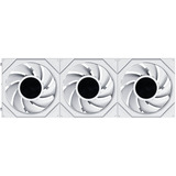 Lian Li UNI FAN TL LCD FLEX 120 Wireless, Gehäuselüfter weiß, 3er Pack mit LCD-Flex-Empfänger, 124 mm