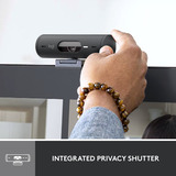 Logitech Brio 500, Webcam schwarz, Graphite