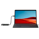 Microsoft Surface USB-C Travel Hub, Dockingstation schwarz, HDMI, RJ-45, USB-A, USB-C