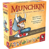 Pegasus Munchkin Fantasy Super-Mega-Set, Kartenspiel Basisspiel inkl. 1 Erweiterung