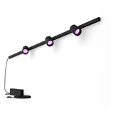 Philips Hue White & Color Ambiance Perifo Basis-Set Wandleuchte 3 Spots schwarz