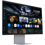 Samsung S32FM900SU, OLED-Monitor 80 cm (32 Zoll), silber, UltraHD/4K, QD-OLED, G-Sync kompatibel, FreeSync, 165Hz Panel