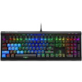 Sharkoon SKILLER SGK60, Gaming-Tastatur schwarz, US-Layout, Kailh Box White