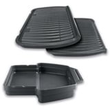 Tefal OptiGrill+ GC712834 Black Edition, Kontaktgrill schwarz, 2.000 Watt