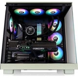 Thermaltake View 380 XL WS ARGB Matcha Green, Tower-Gehäuse hellgrün/holz, Tempered Glass x 2, Holzstruktur