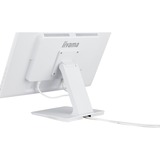 iiyama ProLite T2452MSC-W1, LED-Monitor 61 cm (24 Zoll), weiß/schwarz, FullHD, IPS, Touchscreen