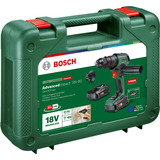 Bosch Heimwerken & Garten Akku-Schlagbohrschrauber AdvancedImpact 18V-80 QuickSnap grün/schwarz, 2x Li-Ionen Akku 2,5Ah, Koffer, POWER FOR ALL ALLIANCE