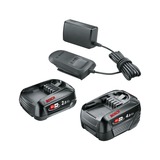 Bosch Starter-Set 18V (PBA 2.0Ah + PBA 4.0Ah + AL 18V-20) schwarz, 2x Akku + Ladegerät, POWER FOR ALL ALLIANCE