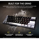 Corsair CLIPPER PRO MINI 60, Gaming-Tastatur schwarz, DE-Layout, Corsair MGX Hyperdrive