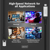 Digitus USB-C 3.2 Gen1 > RJ-45 Ethernet Kabel, 1Gbit/s, Adapter schwarz, 3 Meter, 10/100/1.000Mbit/s