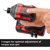 EINHELL Professional Akku-Schlagschrauber TP-CI 18/250-C Li BL - Solo, 18Volt rot/schwarz, ohne Akku und Ladegerät