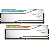 G.Skill DIMM 32 GB DDR5-7600 (2x 16 GB) Dual-Kit, Arbeitsspeicher silber, F5-7600J3646G16GX2-TR5S, Trident Z5 Royal, INTEL XMP