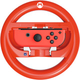 HORI Mario Kart Lenkrad Attachment (Mario), Austausch-Lenkrad rot