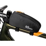 Jack Wolfskin Morobbia Tube Bag                , Fahrradkorb/-tasche schwarz, Oberrohrtasche 0.7 Liter