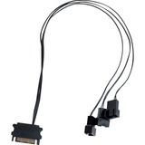 Lian Li UNI FAN SL120 Wireless Reverse 3er-Pack inkl. Controller, Gehäuselüfter schwarz, 124.5 mm
