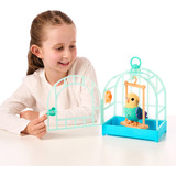 Moose Toys Little Live Pets - My Really Real Bird & Cage Indie, Spielfigur 