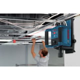 Bosch Professional Rotationslaser GRL 300 HV Professional blau/schwarz, rote Laserlinie, mit Laser-Empfänger LR 45, VARTA Ladegerät + Akkus, in L-BOXX