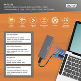 Digitus DA-71156 USB M.2 SSD , Laufwerksgehäuse aluminium, NVMe + SATA 10 Gbps 
