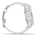 Garmin epix Pro (Gen 2) Standard Edition, Smartwatch weiß/silber, 42 mm, Silikon-Armband