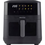 Hisense Heißluftfritteuse HAF2100DCD  schwarz, 2.100 Watt, Korb 7,7 Liter