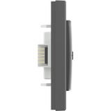 Homematic IP Universal Dimmeraufsatz – Taster (HmIP-UDI-PB2-A) anthrazit