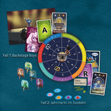 KOSMOS EXIT Das Spiel Family 2: Backstage Boys/Jahrmarkt im Dunkeln, Rätselspiel 