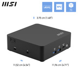 MSI Cubi NUC AI 1UMG-024AT, Mini-PC schwarz, Windows 11 Pro