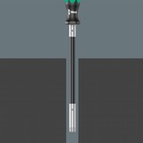 Wera 393 S Bits-Handhalter extra slim, mit flexiblem Schaft, Schraubendreher schwarz/grün