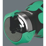 Wera Kraftform Kompakt Stubby Magazin RA 4, Bit-Satz schwarz/grün, 6-teilig, 1/4", mit Ratschenfunktion