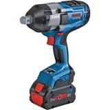 Bosch PRO Akku-Schlagschrauber BITURBO GDS 18V-1050 H Professional, 18Volt blau/schwarz, 2x Akku ProCORE18V 5,5Ah, 3/4", in L-BOXX