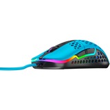 CHERRY Xtrfy M42 RGB, Gaming-Maus blau/schwarz