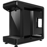 Cooler Master MasterFrame 360 Stage LCD , Tower-Gehäuse schwarz, Tempered Glass x 2