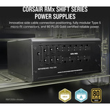 Corsair RM1000x SHIFT Plus Gold Generalüberholt, PC-Netzteil schwarz, 1x 12-Pin High Power GPU, 4x PCIe, Kabel-Management, 1000 Watt