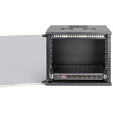 Digitus Netzwerk-Set SOHO Pro 19" 540x400 mm (BxT), IT-Schrank schwarz, 9 Höheneinheiten