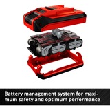 EINHELL Akku Power-X-Change Plus 18Volt 4,0Ah rot/schwarz