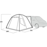 Easy Camp Kuppel-Busvorzelt Utne grau, Modell 2025