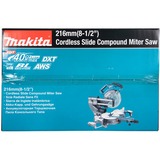 Makita Akku-Kapp-und Gehrungssäge LS002GZ01 XGT, 40Volt + Funk Adapter, Kapp- und Gehrungssäge blau, Bluetooth, ohne Akku und Ladegerät