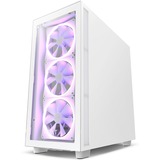 NZXT H7 Elite White, Tower-Gehäuse weiß, Tempered Glass