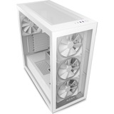 NZXT H7 Elite White, Tower-Gehäuse weiß, Tempered Glass