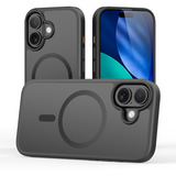 Nevox StyleShell INVISIO, Handyhülle schwarz, iPhone 17, kompatibel mit MagSafe