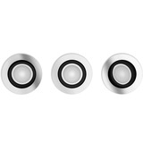 Philips Hue White & Color Ambiance Centura Einbauspot 3er-Pack, LED-Leuchte silber, rund