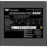 Thermaltake Germanium Pro RGB 850W, PC-Netzteil schwarz, 1x 12-Pin High Power GPU, 4x PCIe, Kabelmanagement, 850 Watt
