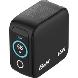 Verbatim Mini-GaN-Ladegerät mit Display schwarz, 65 Watt