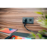 Verbatim Mini-GaN-Ladegerät mit Display schwarz, 65 Watt