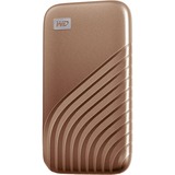 WD My Passport SSD 1 TB, Externe SSD gold, USB-C 3.2 Gen 2 (10 Gbit/s)